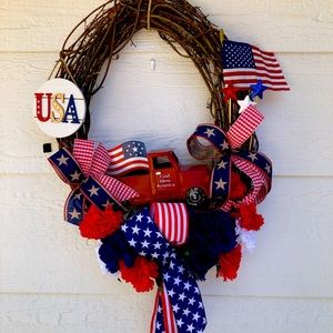 Patriotic wreath